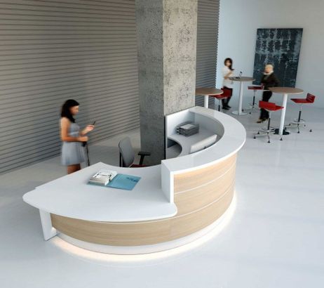 Circle Reception Desk, Round Reception Desks, White Reception Desk, Curved Reception Desk, Furniture Reception Desk, Curved Desk, Reception Desk Counter, Office Reception Furniture, Modern Reception Desk