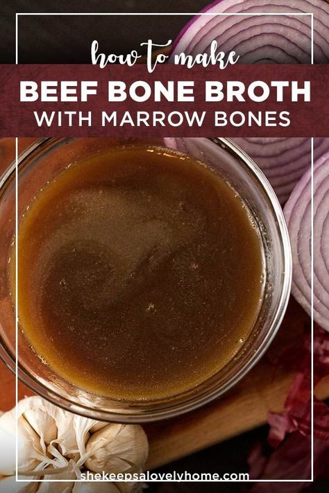 This easy crockpot beef bone broth is a fantastic base for rich soup recipes, and can also be made in an Instant Pot! 👑 Great for a busy day! Stay nourished, friends. Aloha from Alaska! 🌺//Jean #LoveBrazenly Bone Broth Recipe Crockpot, Rich Soup Recipes, Bone Broth Soup Recipes, Beef Stock Recipes, Bone Broth Instant Pot, Slow Cooker Bone Broth, Beef Soup Bones, Chicken Bone Broth Recipe, Beef Marrow Bones