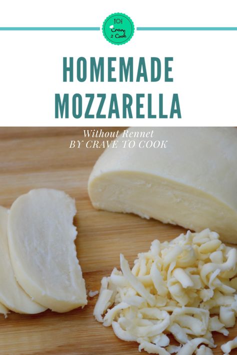 Mozarella Cheese Recipe, Home Made Mozzarella Cheese, Odd Recipes, Homemade Cheeses, Make Mozzarella Cheese, Homemade Mozzarella Cheese, Raw Dairy, Recipes With Mozzarella Cheese, Mozzarella Recipe