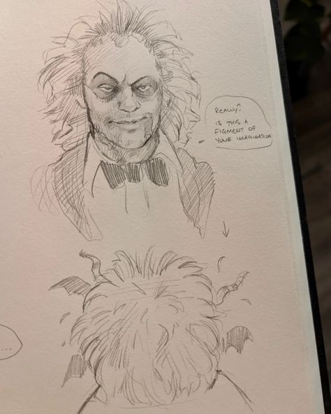 Yes I did end up seeing Beetlejuice Beetlejuice 3 times... And yes, I did find a beetle at the bottom of my popcorn. You literally couldn't make it up. Here, have some silly doodles of the man himself. Gotta be one of the best character/actor matches of all times. I literally only sketch people when I'm a little obsessed with a character #hearmeout #beetlejuice #beetlejuicebeetlejuice #betelgeuse #sketchbookdoodles Beetlejuice Sketch, Inspiring Art Sketches, Sketch People, Beetlejuice Fan Art, Silly Doodles, Horror Stuff, Beetlejuice Beetlejuice, Character Actor, Royale High