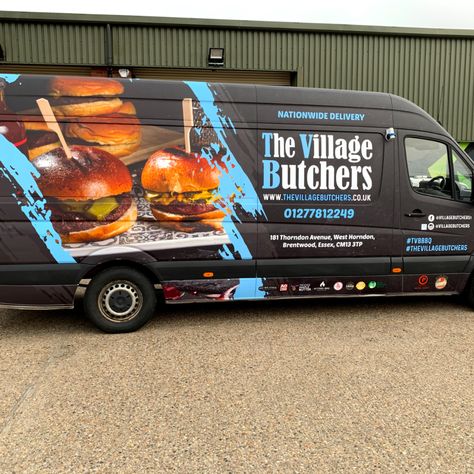 Is your business looking dull? Not getting the attention it deserves? 
Visit our website and talk to our team to change the way you advertise today. 
A full body wrap done for The Village Butchers, all eyes will definitely be on them now. 
#grayersgraphics #wrap #thevillagebutchers #vinyl #graphics #design #grays #growth #business #buildyourbusiness Bus Wrap Design Graphics, Car Branding, Van Project, Car Mockup, Bus Wrap, Growth Business, Vehicle Signage, Polygon Modeling, Delivery Van