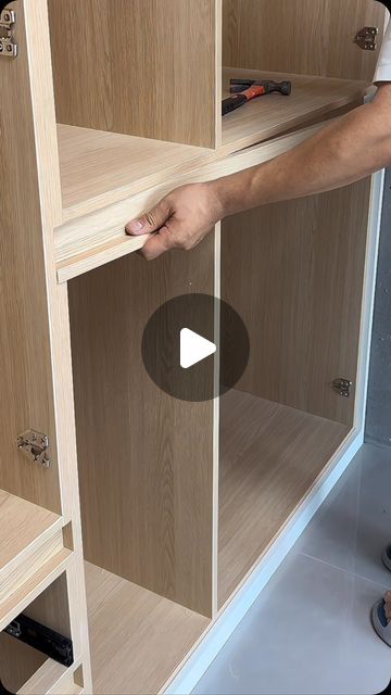 Integrated Cabinet Hardware, Integrated Pulls Cabinet, Handle Less Wardrobe Design Detail, Invisible Cabinet, Handleless Drawer Detail, Pivot Cabinet Door 180 Detail Plan, Interior Design Tools, Kitchen Handle, Wardrobe Kitchen