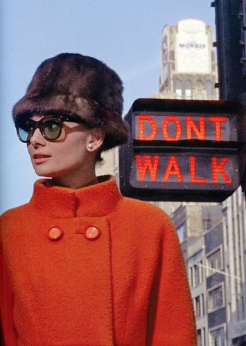 Audrey as Holly Golightly in scene from "Breakfast at Tiff… | Flickr Breakfast At Tiffanys, Audrey Hepburn, A Woman, Sunglasses, Orange, Breakfast At Tiffany's