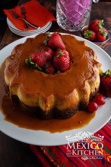 How to make Chocoflan - Easy recipe Large Flan Recipe, Choc Flan Recipe, Coco Flan Recipe, Flan Chocolate Cake, Impossible Cake Recipe, Vegan Chocoflan, Flan Cake Recipe Easy, Flan Cheesecake Recipe, Flan Flavors