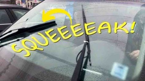 How to Easily Fix Squeaky Windshield Wipers | DIY Joy Projects and Crafts Ideas Diy Joy, Wiper Blades, Windshield Wipers, Crafts Ideas, The Bank, Household Items, Sound