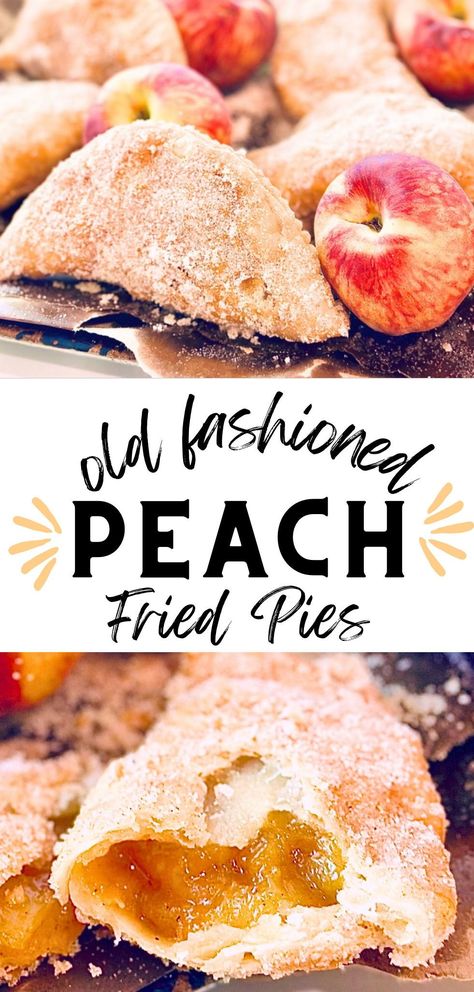 Step into Grandma’s kitchen and discover the recipe for homemade peach fried pies. With their flaky crusts and sweet, tangy filling, these pies are more than a dessert—they’re a cherished Texas tradition. #pie #pierecipes #handpies Amish Fry Pies Recipe, Fried Pies Recipe, Fried Peach Pies, Peach Tart Recipes, Fried Hand Pies, Dessert Pie Recipes, Hand Pie Recipes, Fried Pies, Hand Pie