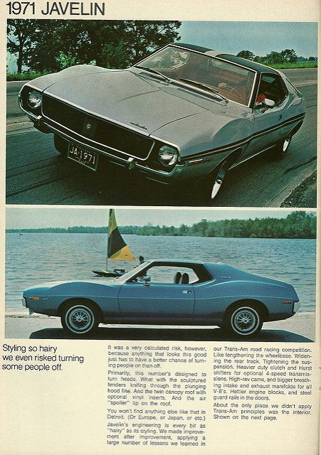 Amc Cars, Automotive Ads, Amc Rambler, American Motors Corporation, Amc Javelin, Automobile Advertising, Cars Muscle, American Motors, Car Advertising