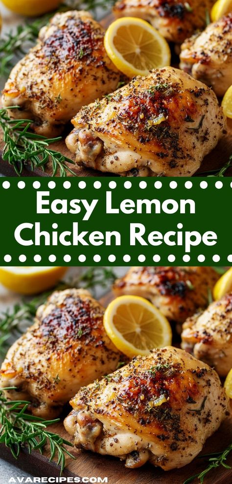 Need a simple yet delicious dinner solution? Discover our Lemon Chicken Recipe, which requires minimal ingredients and time. It’s a fantastic choice for family dinners, ensuring smiles around the table with every bite. Minimal Ingredient Recipes, Easy Lemon Chicken Recipe, New Chicken Recipes, Lemon Chicken Recipe, Chicken Breast Seasoning, Paleo Chicken, Juicy Chicken, Family Dinners, Delicious Dinner