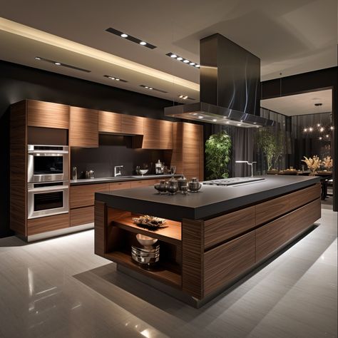 Modern Light Wood Kitchen Cabinets | Wood Kitchen Cabinets Modern Kirchen Design, Organic Modern Kitchen, Modern Luxury Kitchen, Modern Kitchen Cabinets, Interior Kitchen, House Design Kitchen, Luxury Kitchen Design, Kitchen Inspiration Design, Luxury Kitchens