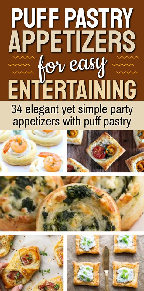 Puff Pastry Tart Appetizers, Puff Pastry Cream Cheese Appetizers, Veggie Puff Pastry Recipes, Pinwheel Appetizers Puff Pastry, Appetizer Using Puff Pastry, Pastry Sheet Recipes Appetizers, Puff Pastry Side Dish, Appetizers Made With Puff Pastry, Easy Puff Pastry Recipes Appetizers