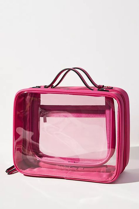 Top-Rated Beauty Products | Anthropologie Calpak Makeup Bag, Calpak Cosmetic Case, Clear Cosmetic Case, 2025 Wishlist, Wellness Home, Pr Kit, Must Have Products, Clear Cosmetic Bag, Huda Beauty Makeup