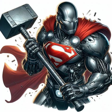 Dc Steel, Steel Dc Comics, Arrow Dc, Steel Dc, Arrow Dc Comics, Black Superheroes, Superman Artwork, Superman Wallpaper, Comic Ideas