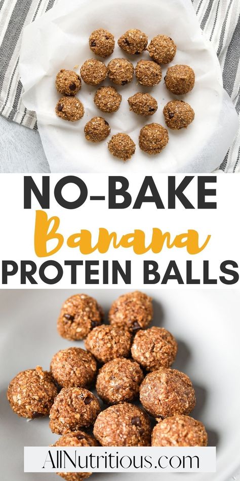 High Protein Snacks With Banana, No Bake Banana Protein Balls, No Bake Protein Balls With Protein Powder, Iron Rich Protein Balls, Protein Banana Balls, Cocoa Protein Balls, High Protein No Bake Energy Balls, The Best Protein Balls, Afternoon Protein Snack