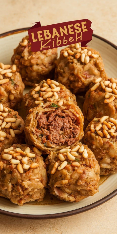 Savor the rich flavors of Lebanon with Kibbeh! These crispy, spiced patties made with bulgur and meat are perfect for an appetizer or main course. Lebanon Food Recipes, Kibbeh Nayeh Recipe, Lebanese Kibbeh Recipe, Kibbeh Nayeh, Kibbeh Recipe Lebanese, Kibbeh Recipe, Lebanon Food, Bulgur Wheat, Ground Meat