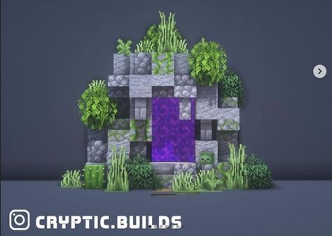 Enchanting Area Minecraft, Minecraft Enchanting Area, Minecraft Portal, Minecraft Building Guide, Minecraft Garden, Bangunan Minecraft, Minecraft Farm, Minecraft Cottage, Cool Minecraft Creations