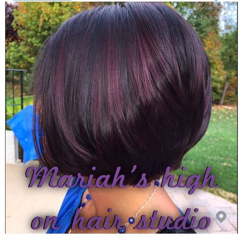 Fun Hair Color Ideas For Brunettes Purple Red Highlights, Dark Brown Hair With Balayage, Brown Hair With Balayage, Balayage Red, Pelo Color Vino, Violet Highlights, Chocolate Brown Hair Color, Purple Highlights, Chocolate Brown Hair