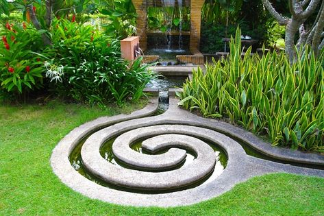 Best Landscape Design, Art Construction, Garden Water Feature, Best Landscape, Meditation Garden, Modern Landscape Design, Water Features In The Garden, Landscape Services, Cool Landscapes