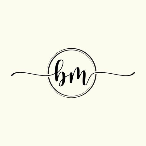 Bm Monogram, Bh Monogram Logo, Lb Monogram, Bb Monogram, Eb Monogram Logo Design, Bm Logo, Monogram Logo, Logo Templates, Vector Free