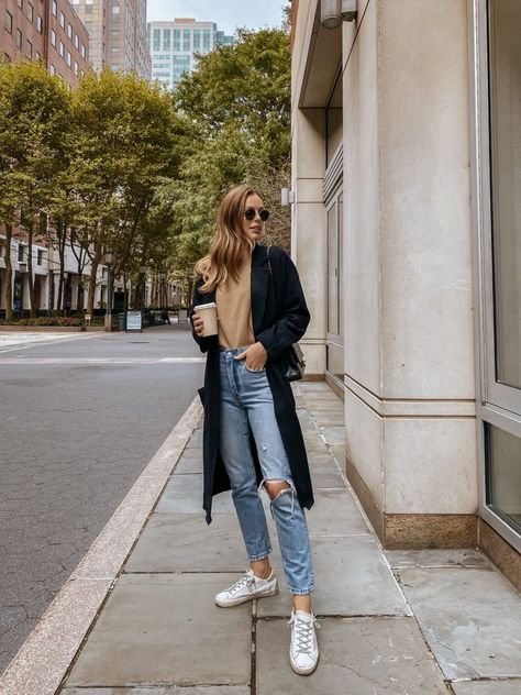 Fall Outfit With Boots, Alexandra Pereira, Outfits New York, Long Cardigan Sweater, Chic Fall Outfits, Sweater Blazer, Fall Outfits For Work, Long Sweaters Cardigan, Casual Fall Outfits