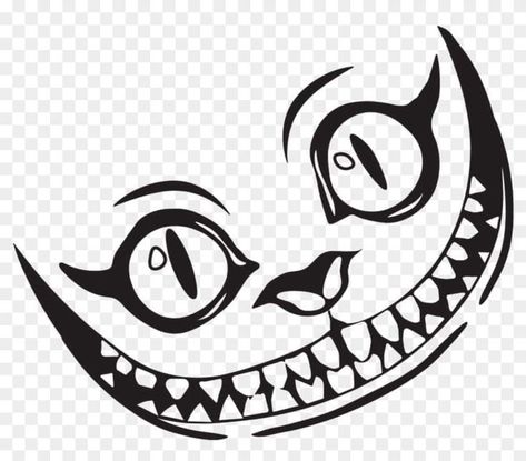 Cheshire Cat Drawing, Cheshire Cat Smile, Cat Smile, Smile Drawing, Mouth Drawing, Drawing Stencils, Cheshire Cat, Cat Pin, All About Cats