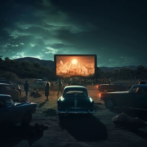 Drive In Cinema, 50s Aesthetic, Drive In Movie Theater, Oopsy Daisy, Rules And Regulations, Drive In Theater, In Aesthetic, Drive In Movie, Cars Movie