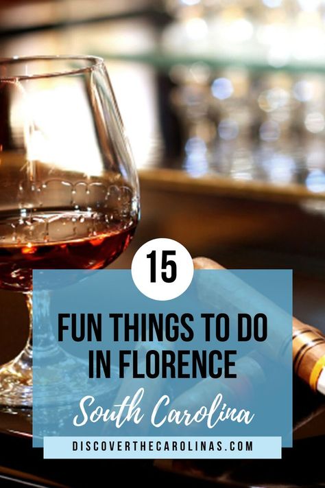 Embark on a journey to Florence, South Carolina, and uncover the top 15 things to do in the heart of PeeDee. From cultural gems to outdoor adventures, this guide has it all. Dive into the full blog for an immersive exploration of Florence's charms. 🌆🌳 #FlorenceSC #PeeDeeAdventures #ExploreTheCarolinas #TravelGuide #DiscoverTheCarolinas #SouthernCharm #HiddenGems #CityExploration The Carolinas, Unique Things, Travel Inspo, Hidden Gems, Outdoor Adventures, Culture Art, South Carolina, Outdoors Adventure, Florence