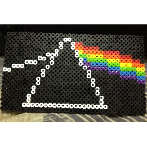 Pink Floyd Perler Perler Creations, Pixel Beads, Bead Designs, Pink Floyd, Perler Beads, Game Character, Embroidered Friendship Bracelet, Pixel Art, Mario