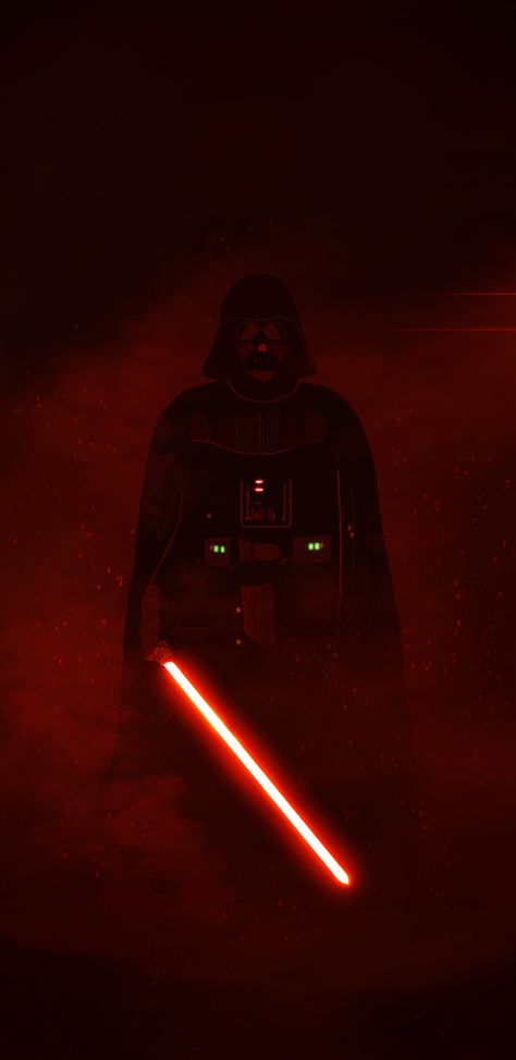 Rogue One Darth Vader, Painting Star Wars, Darth Vader Wallpaper, Star Wars Painting, Star Wars Background, Dark Side Star Wars, Rogue One, Star Wars Wallpaper, George Lucas