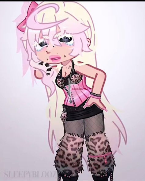 Gacha Base Poses Cute, Characters Inspiration Drawing, Gyaru Fashion, Club Outfit Ideas, Scene Kids, Animation Art Character Design, Game Character Design, Club Design, Cute Art Styles