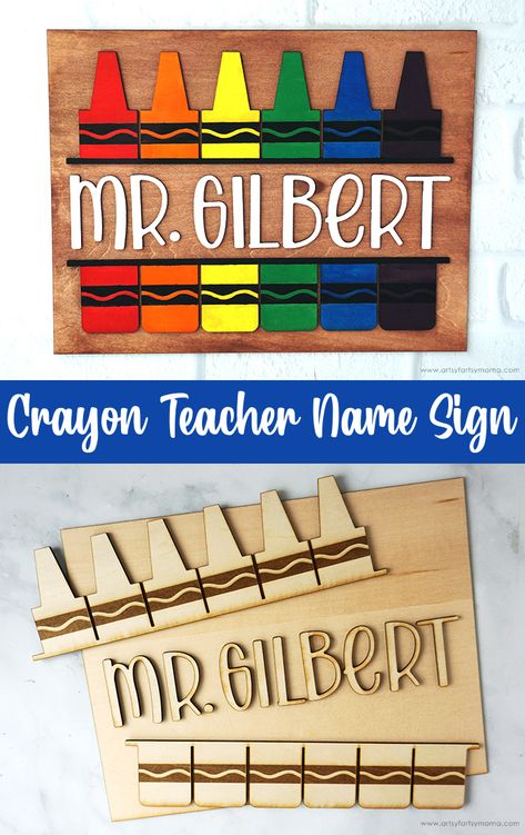 Cricut Paper Projects To Sell, Teacher Signs Diy, Custom Teacher Appreciation Gifts, Teacher Name Signs, Teacher Appreciation Gifts Diy, Teacher Ornaments, Signs Diy, Teacher Signs, Laser Engraved Ideas