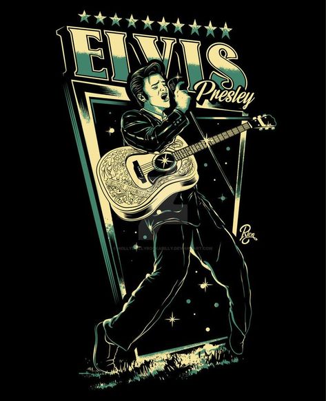 Elvis Presley Art, Elvis Tattoo, Elvis Presley Posters, Elvis Presley Wallpaper, Elvis Wallpaper, Elvis Art, Rock Poster Art, Elvis Presley Images, Young Elvis