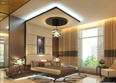 Ceiling Pop, False Ceiling Bedroom, False Ceiling Living Room, Indian Bedroom, Roof Ceiling, Krishna Hindu, House Ceiling Design, Ceiling Design Living Room, Modern Luxury Bedroom