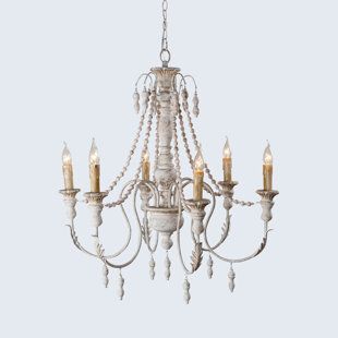 Ophelia & Co. Padula 4-Light Candle Style Classic / Traditional Chandelier | Wayfair Bedroom Chandeliers Master, Farmhouse Details, French Country Chandelier, Country Chandelier, Country Lighting, Chic Room, Classic Chandelier, Kelly Clarkson Home, Country Dining