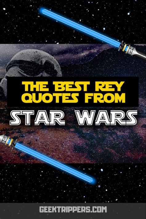 The best Rey quotes from Star Wars about different topics. Wonderful and famous Star Wars quotes you don’t want to miss! #starwars Luke Skywalker Quotes, Obi Wan Kenobi Quotes, Best Star Wars Quotes, Quotes From Star Wars, Princess Leia Quotes, Han Solo Quotes, Darth Vader Quotes, Yoda Quotes, Famous Star