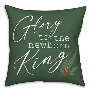 Christmas Pillows | Kirklands Home Kirklands Christmas, Glory To The Newborn King, Pillow Green, Creative Products, Christmas Pillows, Green Pillows, Indoor Outdoor Pillows, Outdoor Pillow, Seasonal Gifts