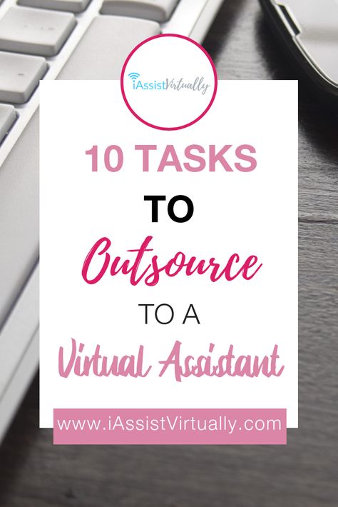 #Outsourcing tasks to a virtual assistant can be a daunting process if you’re not ready to let go of the reins.  #Delegating as much as possible can be scary at first, but allowing a trustworthy #VA to handle administrative details can free up your time and enable you to focus on what you do best.    Here are 10 tasks you can outsource to a virtual assistant to instantly give your VA. #virtualassistant Va Services, Online Business Manager, Business Manager, Virtual Assistant Business, Not Ready, Entrepreneur Success, Blog Traffic, Home Based Business, Marketing Strategies