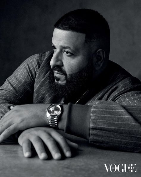 DJ Khaled for Vogue Arabia Dj Khaled Wallpaper, Men Fashion Poses, Recording Studio Furniture, Black Kings And Queens, Vogue Arabia, Hip Hop Legends, Black Kings, Graffiti Wallpaper Iphone, Vogue Men