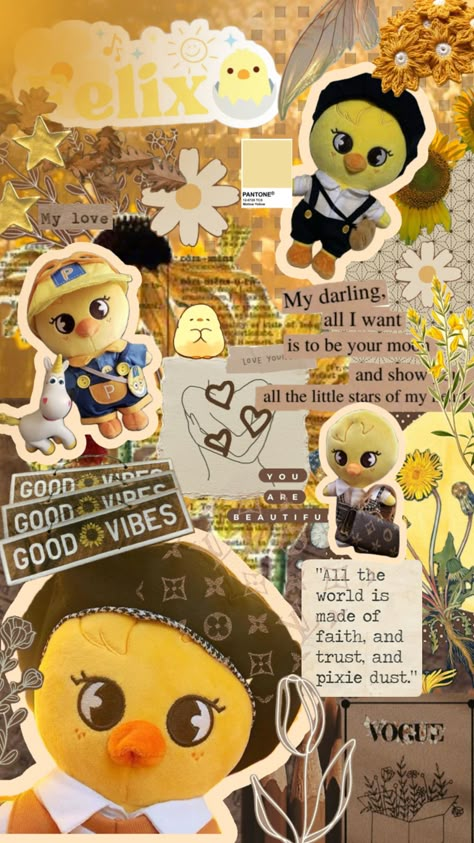 skzoo series (6/8) #straykids #skz #felix #leefelix #yongbok #wallpaper #aesthetic #kpop #collages #kpopcollage #yellow #yellowaesthetic #flowers #floral #skzoo #brown Yongbok Wallpaper, Cool Kpop Wallpapers, Monster Photos, Kpop Iphone Wallpaper, Kids Zoo, Best Friend Challenges, Kids Background, Kpop Drawings, Hello Kitty Iphone Wallpaper