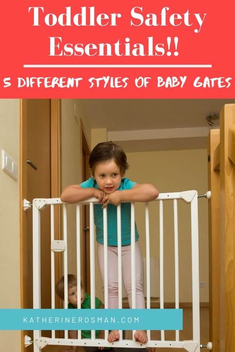 Babyproofing Checklist, Baby Gates For Stairs, Toddler Gate, Gates For Stairs, Best Baby Gates, Baby Gate For Stairs, Toddler Safety, Baby Gate, Baby Gates