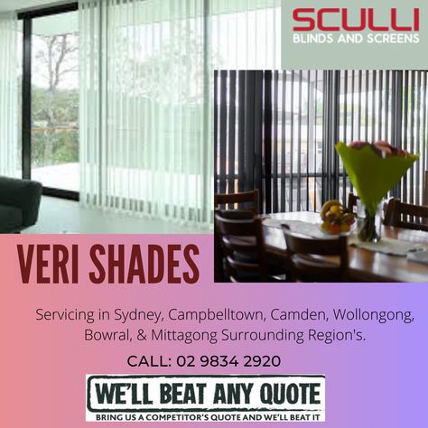 Veri Shades are resistant to fading as they are UV stabilised. Individual fabric folds in Veri Shades are soil resistant but can also be washed or replaced individually. They can easily be opened or closed freely. They are a hybrid of soft curtains and vertical blinds and bear the softness of curtains and can look very sophisticated. The following are some essential factors relating to Veri Shades Shades For Large Windows, Veri Shades, Soft Curtains, Bi Fold Doors, Fabric Folds, Outdoor Awnings, Video Testimonials, Outside Living, Vertical Blinds