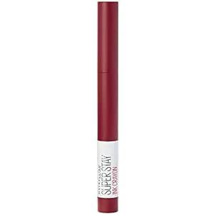 Maybelline Lipstick Superstay, Dark Red Lipstick, Lipstick Dark Red, Maybelline Lipstick, Red Lipstick, Maybelline, Dark Red, Crayon, Beauty And Personal Care