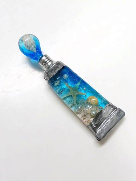 Things That Look Like Other Things, Clean Core, Cute Little Things, Blue Aesthetic, Cool Items, Resin Crafts, Resin Art, Blue Glass, Cool Things