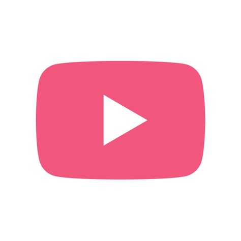 Hot Pink Youtube Icon, Pink Youtube Icon, Pink Youtube, Youtube Icon, Rose Gold Wallpaper, Apple Icon, Lock Screens, Telegram Logo, Gold Wallpaper