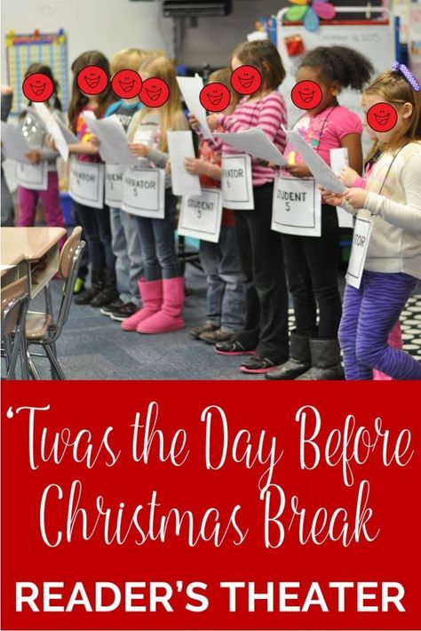 Christmas Chaos or Fun – You Decide Christmas Readers Theater Scripts, Winter Concert Ideas Elementary, Last Day Before Christmas Break, Christmas Performance Ideas, Christmas Reading Activities, Christmas Concert Ideas, Christmas Skits, Christmas Drama, Christmas Performance