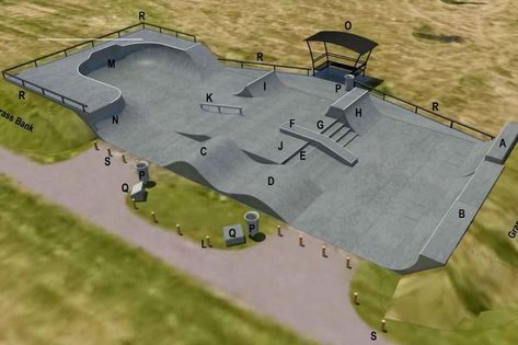 £110k skate park finally set to go ahead – after five years in the planning - Stoke-on-Trent Live Skate Park Design, Hadid Architecture, Indoor Park, Skatepark Design, Landscape Portfolio, Sketch Board, Architectural Portfolio, Zaha Hadid Architecture, Sport Center