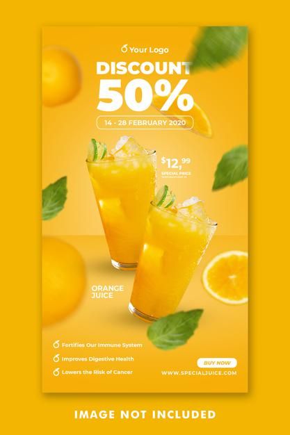 Juice Instagram Post, Juice Social Media Design, Juice Social Media Post, Makanan Rendah Kalori, Juice Menu, Restaurant Promotions, Juice Ad, Facebook Ads Design, Instagram Stories Template