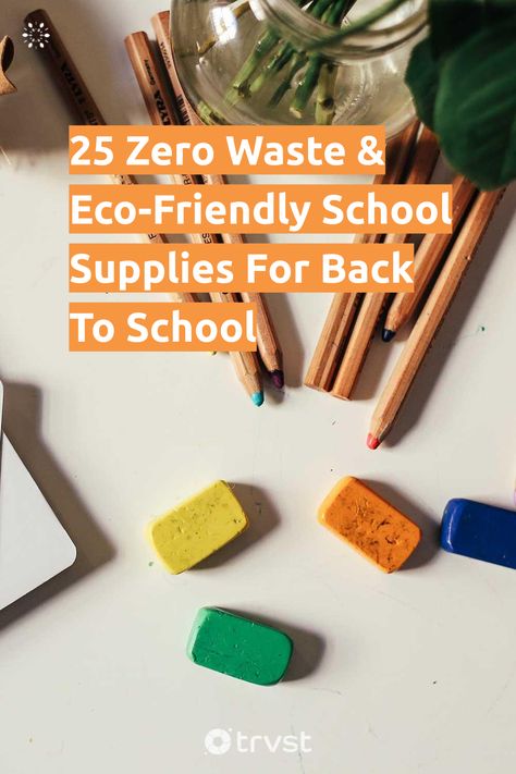 Zero Waste Management, Eco Friendly School Supplies, School Supply Box, Waste To Energy, Paper Accessories, Energy Saving Tips, Green School, Make School, Back To School Essentials