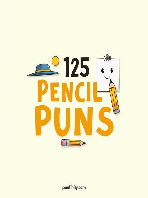 pencil puns Pencil Puns For Students, Pencil Puns For Teachers, Color Puns, Clever Humor, Punny Jokes, Romantic Notes, Idiomatic Expressions, Laugh Lines, Double Meaning