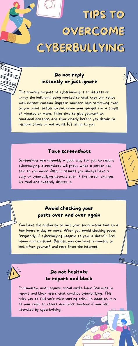 Templates Cyberbullying Infographic, Auditory Processing Disorder, School Assemblies, School Administration, Social Networking Sites, School Counselor, Safety Tips, Infographic Templates, Practical Advice