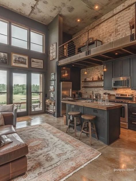 Barndo Interior, Barnodium Homes, Barn Remodel, Barndominium Interior, Barn House Interior, Magical House, Barn House Design, Barn Living, Duck House